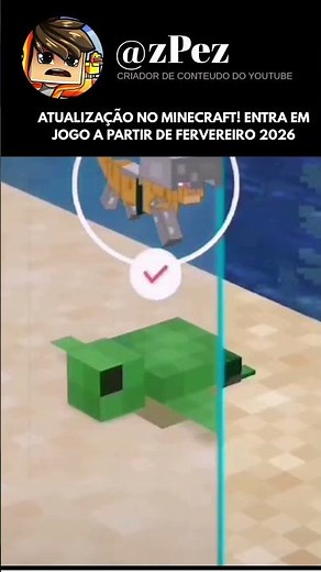 Os animais do Minecraft ficaram MUITO fofos! 🥹🐮