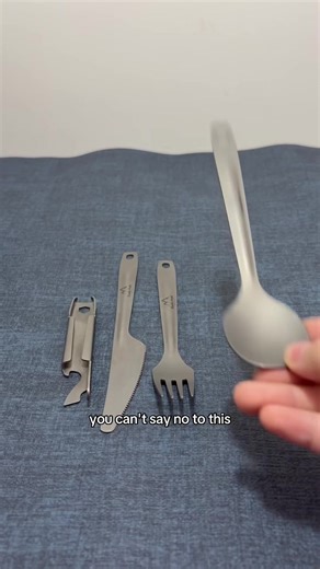 Attractive Titanium Tableware for Camping