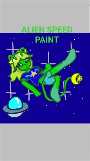 ALIEN SPEEDPAINT #nocreepspls #art #ibispaintx #givemesubs