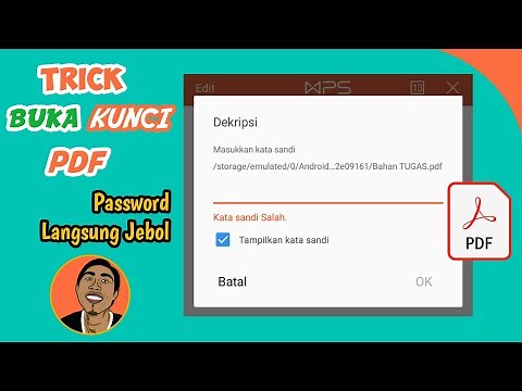 Cara Membuka File PDF Yang Terkunci - Unlock Document