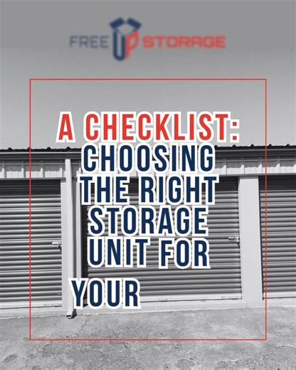 Not all storage units are created equal. Do you need climate control? How much space fits your needs? What’s your must-have when choosing storage? Checklist matters, but we’re curious: when you’ve chosen storage before, what was the deciding factor? | FreeUp Storage Phenix City