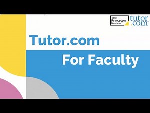 Back-to-School Overview | Higher Education Faculty Training Series | Tutor.com