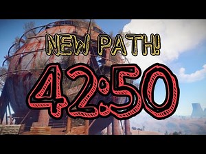 Rust World Record Dome Speed Run Attempt (42:50 ALTERNATIVE WAY)