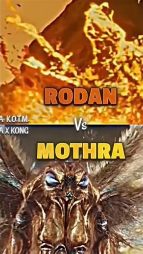 Rodan vs Mothra