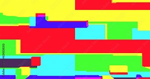 Constellation of floating data blocks - loop. Step into the Realm of Animated Psychedelia: Ignite your visual journey!