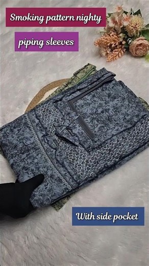 New arrival most beautiful smoking pattern Model nighties collection...