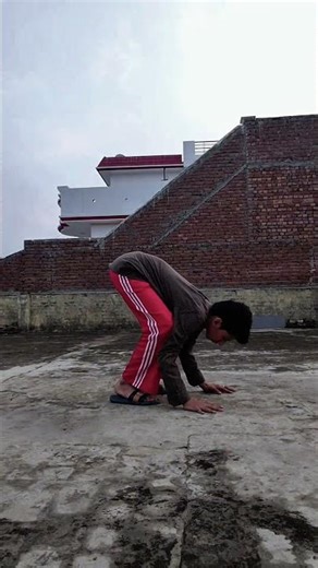 how to do frog-stand (basic)#workout#calisthenics#fyp