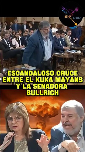 ESCANDALOSO CRUCE ENTRE EL SENADOR KUKA MAYANS Y LA SENADORA PATRICIA BULLRICH #AGARRALAPALA