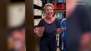 Katherine Heigl shows off the organized work of HOME + SORT