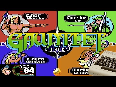 GAUNTLET – Commodore 64 (1986) | Classic Dungeon Crawler Action