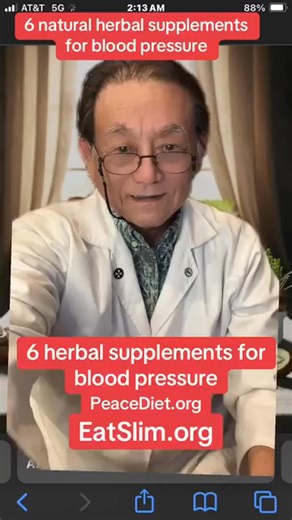 #greenscreen six natural herbal supplements for blood pressure. These various supplements have effected them, mimics some of the mechanism of prescription medication. Check with your doctor before using any of them. FreeeBook at PeaceDiet.org. ##creatorsearchinsights ##drshintani ##bloodpressure ##hypertension ##bloodpressurecontrol ##herbalsupplements ##heartHealth ##Controlbloodpressure | DrShintani.com