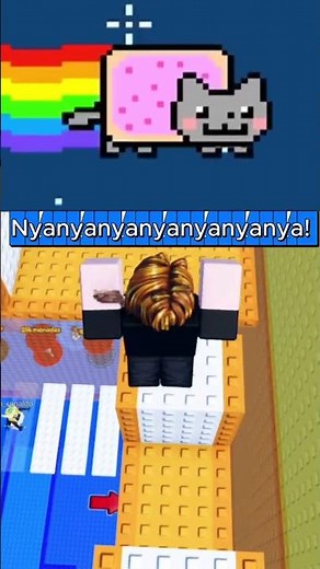 How was the Nyan Cat meme born? 🌈 #relatable #robloxhistory #meme