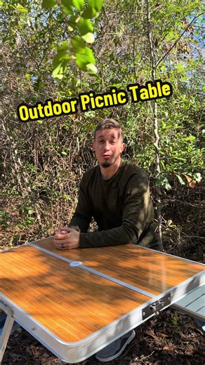 Versatile Outdoor Picnic Table for Camping & BBQs