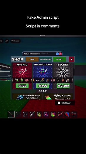 🔥 Freeze Hub Showcase | Viral Steal a Brainrot Script (Trade Freeze)