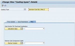 Costing Variant - Part II (Costing Type)