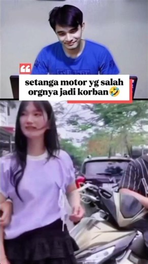 cewe ngambek gara gara setang motor🤣
