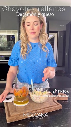 Receta fácil de chayotes rellenos para una cena deliciosa