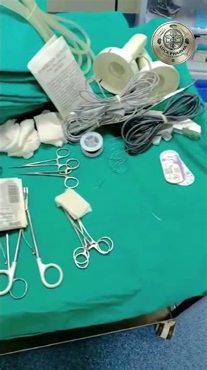 Opration Theatre. OT preparation for liver cirrhosis. operation trolley. General surgeon