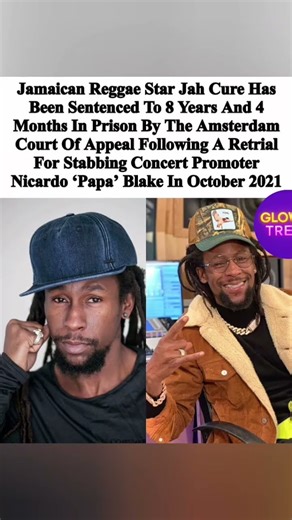 Reggae Star Jah Cure Gets 8-Year Prison Sentence#shorts