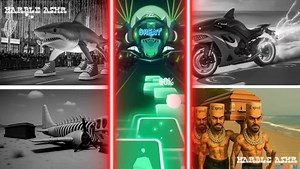 157K views · 1.8K reactions | Italian Brainrot x Sigma Boy in 4Different Style With Tiles Hop Gameplay __italianbrainrot #tileshopgameplay #spinningwheel #sigmaboy | Marble ASMR | Facebook