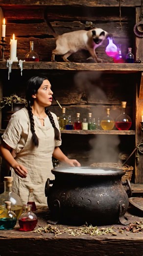 “My naughty cat just ruined my magic potion! 😱”#shortvideo #motivation #shorts