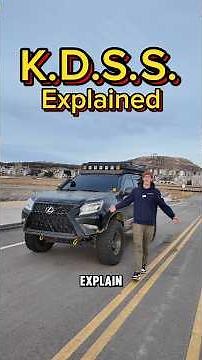 Explaining Lexus and Toyota’s KDSS system. #lexus #gx460 #kdss #offroad #4runner #swaybars #drkdss