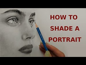 How To Shade A Portrait | Step-by-Step Graphite Powder and Pencil Drawing