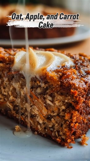 9.9K views · 11 shares | Oat, Apple, and Carrot Cake Naturally sweet...