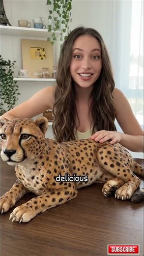 Cheetah Shape Cake