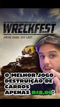 O MELHOR JOGO DE DESTRUIÇÃO DE CARROS ESTÁ POR APENAS R$8! #corrida #caros #gamerbrasil #jogosgratis