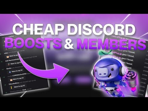 How to get Cheap Discord Boost & Discord Members In 2025! | DiscordPlug.gg
