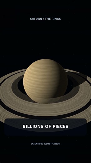 Saturn’s Rings Aren’t What They Look Like #astronomy #spacefacts #science