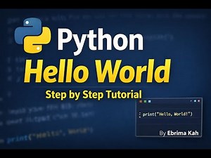Write your first python program in VS Code | Beginner Tutorial