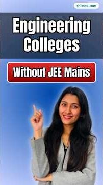 Top 5 Engineering Colleges Without JEE Main | B.Tech Admission Without JEE #BTechWithoutJEE