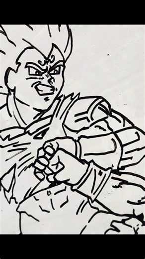 Pls like n sub #dbz #dragonball #dragonballz #goku #supersaiyan #ドラゴンボール 絵を描く #art #fanart #anime