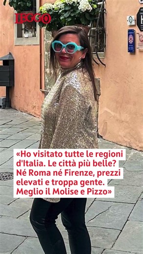 «Ho visitato tutta l'Italia. Le città più belle? Né Roma né Firenze, prezzi elevati e troppa gente»