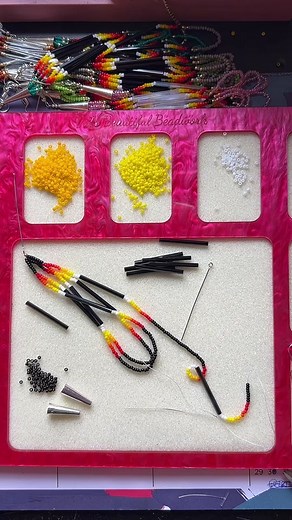 Completing Fringe Beadwork Tutorial | Native TikTok DIY Project