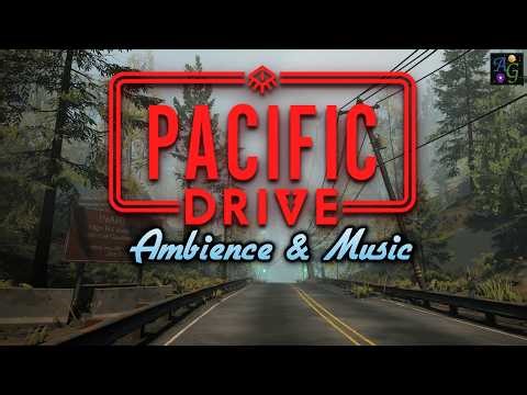 Pacific Drive Ambience & Music 🚗🌲 1.5 Hour 4K Eerily Scenic Compilation + Full OST Soundscape ⚠️ 🎶