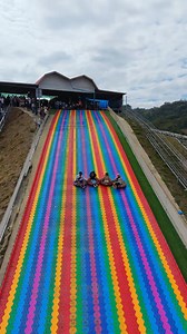 ⛰️วิวดี 🌸ดอกไม้สวย 🌈สไลเดอร์มันส์ๆ มาที่เดียว ครบทุกฟิล ✨️ #ไฮเดรนเยียคาเฟ่เขาค้อ #เขาค้อ | ไฮเดรนเยีย คาเฟ่ เขาค้อ - Hydrangea Cafe