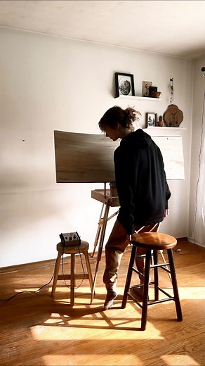 ‘The Forbidden Forage’’ My original woodburning from start to finish. This artwork includes mostly endangered, threatened or vulnerable plants & animals. The mirror illustrates their potential fate. Burned on a 48 x 16 inch maple wood slab. This artwork is the second artwork I’m including in my Ominous pyrography collection & will be available to purchase on my website www.hippienorth.com on Friday October 20th at 11am EST. . . . . #woodburning #pyrography #woodburningart #pyrographyart #woodbur