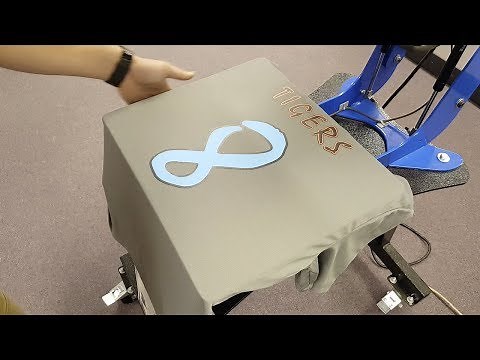 Heat Transfer on polyester using a Siser heat press