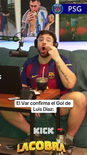 EL Var confirma el Gol de Luis Díaz