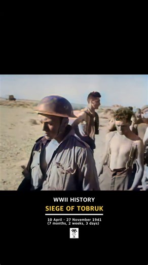 Siege of Tobruk, German Africa Corps during the Western Desert campaign of the Second World War #ww2