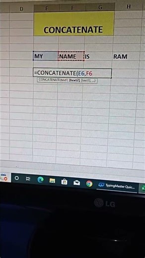 concatenate in Advance excel 😊😊🔥#advanceexcel #viral