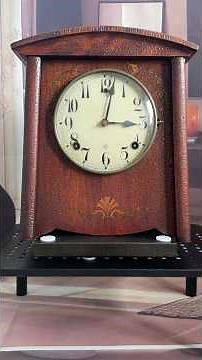 Antique Vintage Gilbert Mantel Clock