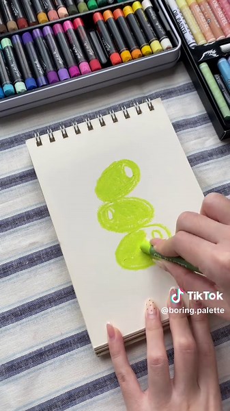 Olives 🫒 #drawing #oilpastel #art #viral #olive