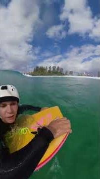 Surfando 1 horinha de bodyboard comigo. 🤪