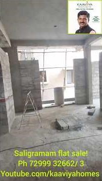 Spacious 3bhk flat with 2 car park, nr vadapalani metro train! kaaviya Homes | ready gated flats