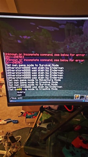 How to change the time of day in MINECRAFT PC version.