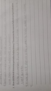 Question:How did British historians periodize Indian history? ... | Filo